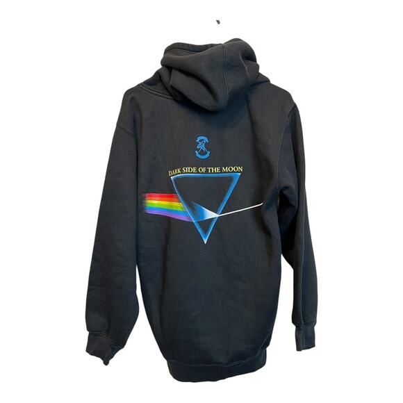 Pink Floyd Dark Side Band Concert Sweatshirt Hoodie Music Tour Full Zip Small - Picture 3 of 3